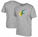 Men's Phoenix Coyotes Gray Reebok Rainbow Pride Short Sleeve T-Shirt FengYun,baseball caps,new era cap wholesale,wholesale hats